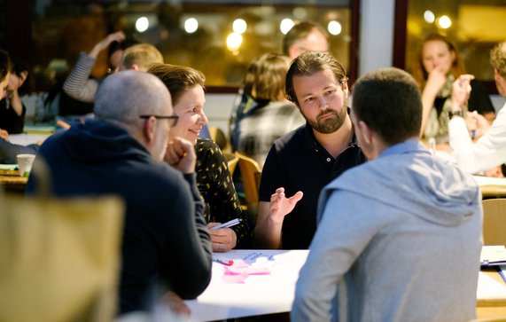 Slimcity sessie, vorm van participatie door Sebastiaan ter Brug (bron: Flickr)