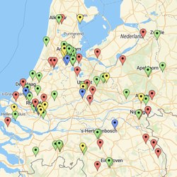 GO Projectenkaart 2021 door Redactie Gebiedsontwikkeling.nu (bron: Gebiedsontwikkeling.nu)