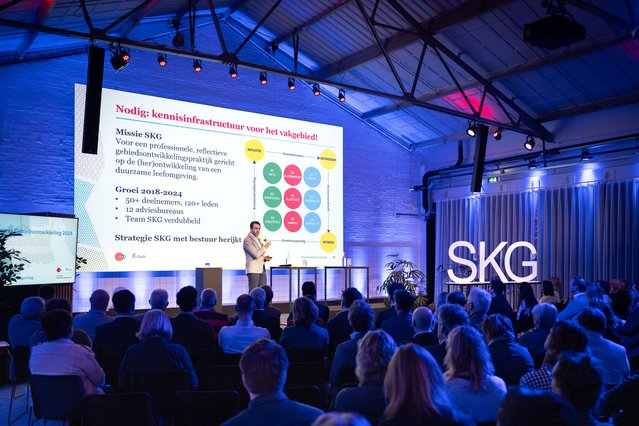 SKG Jaarcongres 2024 door Sander van Wettum (bron: Stichting Kennis Gebiedsontwikkeling)