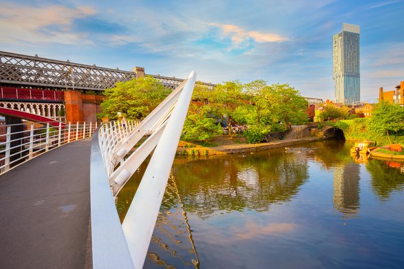 Castlefield Viaduct, Manchester. door cowardlion (bron: Shutterstock)