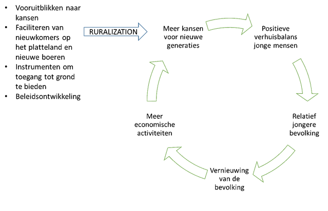Figuur 1. De benadering van RURALIZATION door Korthals Altes, 2021 (bron: Korthals Altes, 2021)
