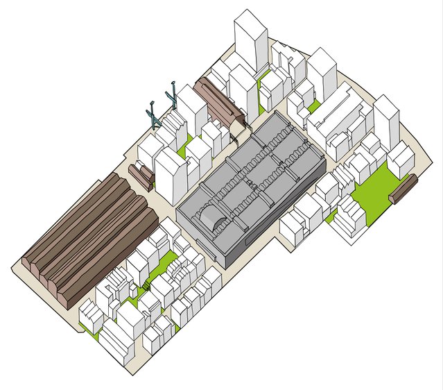 Stedenbouwkundig plan Oostenburg door Urhahn (bron: Urhahn)