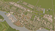 Sliedrecht in Cities: Skylines inclusief Sliedrecht-Noord.png door Silvain Hamar de la Brethonière (bron: Silvain Hamar de la Brethonière)