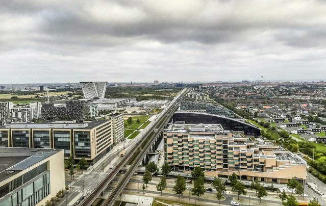 Ørestad en de M1 in Kopenhagen door News Oresund (bron: Wikimedia Commons)