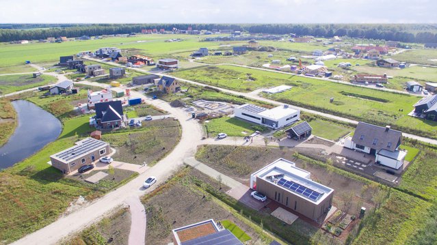 Luchtfoto Oosterwold Almere door Claire Slingerland (bron: Shutterstock)