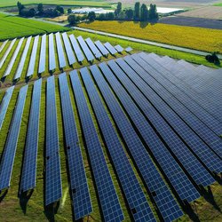 Zonnepanelen luchtfoto door Fly_and_Dive (bron: shutterstock.com)