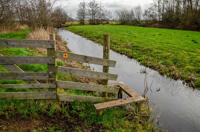 Wandelpad in Krimpenerwaard, bij Gouda door Frans Blok (bron: Shutterstock)