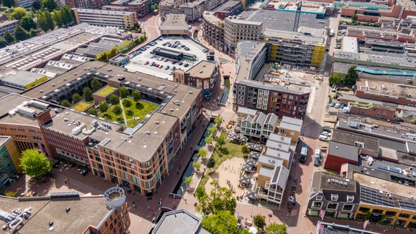 Luchtfoto Veenendaal Brouwerspoort door Studio Sterkenburg (bron: Studio Sterkenburg)