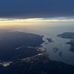 Terneuzen en de Westerschelde door Milliped (bron: Wikimedia)