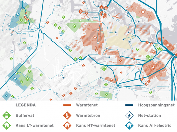 Fictieve themakaart regionale energiestrategie door Over Morgen (bron: Over Morgen)
