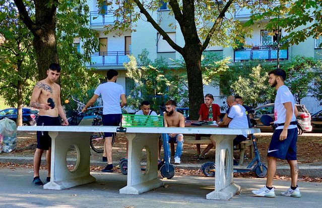 Tafeltennistafel - Tactical Urbanism in Milaan door Jaap Modder (bron: gebiedsontwikkeling.nu)