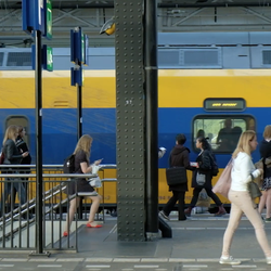 Trein NS amsterdam centraal