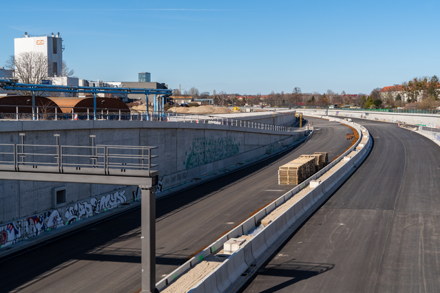 Het 16e deel van de uitbreiding van de A100 door Mo Photography Berlin (bron: Shutterstock)