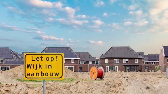 Wijk in aanbouw door Martin Bergsma (bron: shutterstock)