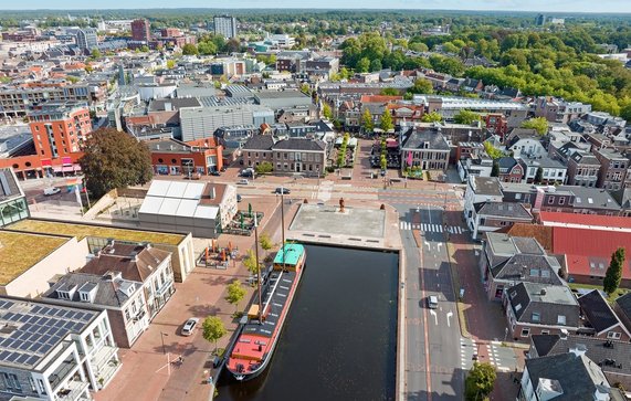 Assen luchtfoto door Steve Photography (bron: Shutterstock)
