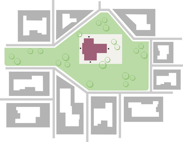 Locatie schoolgebouw door Gemeente Groningen/De Zwarte Hond voor Schoolvoorbeeld (bron: Gemeente Groningen)
