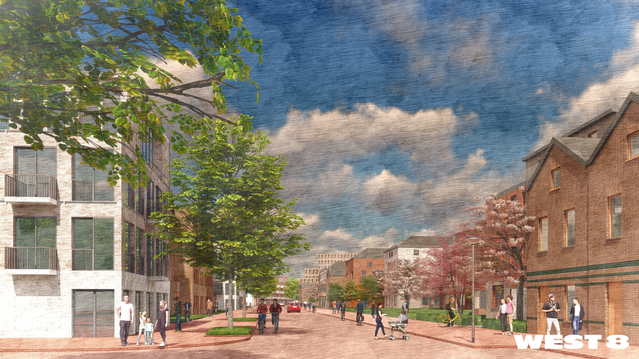 Render Ouder-Amstel door West 8 (bron: West 8)