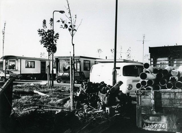 Woonwagenkamp Vorstengrafdonk in 1980 door Rutger van der Maar (bron: Flickr)