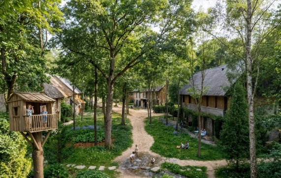 Impressie Door de Bomen 1 door Heijmans & Staatsbosbeheer (bron: Door de Bomen)
