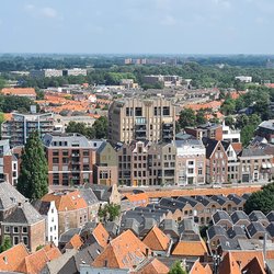 Zwolle, Onder de Bogen en Kraanbolwerk door M. Oosterhuis (bron: RCE)