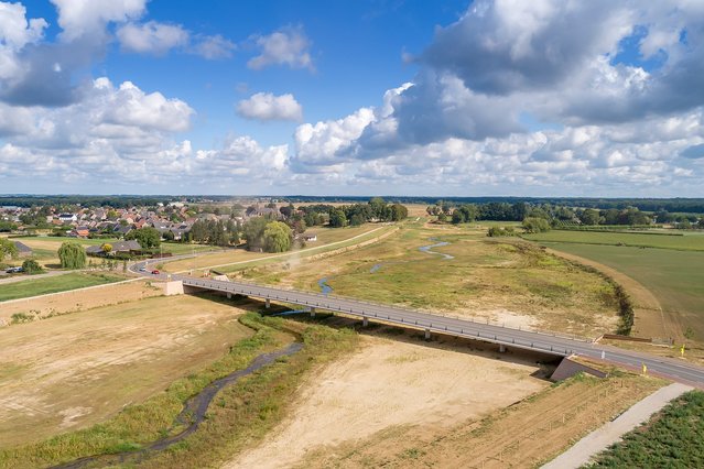 Luchtfoto Ooijen-Wanssum door Gouden Piramide (bron: Gouden Piramide)