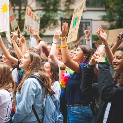 Klimaatdemonstratie, Italië door Eugenio Marongiu (bron: Shutterstock)