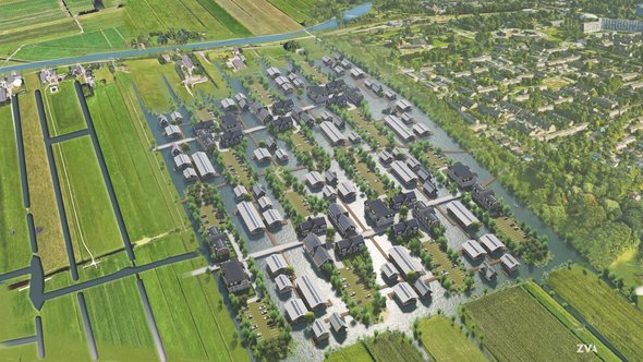 Veenetië impressie door Zeinstra Veerbeek Architecten (bron: Zeinstra Veerbeek Architecten)