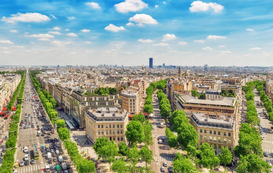 Panorama van Parijs door V_E (bron: Shutterstock)