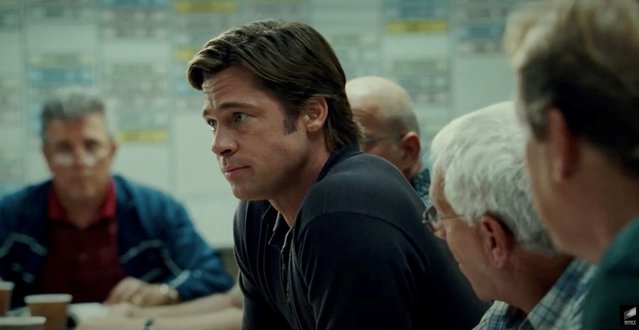 Still Moneyball door KdG (bron: Sony Pictures Entertainment/YouTube)