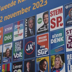 Politieke campagne, Hilversum door Stoqliq (bron: Shutterstock)