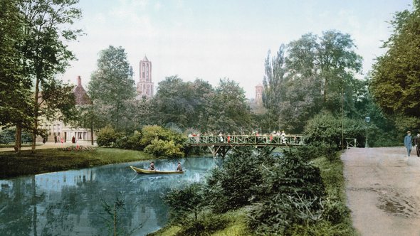 Utrecht Maliesingen en Knuppelbrug 1900
