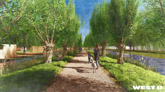 Render door West 8 (bron: gemeente Ouder-Amstel)