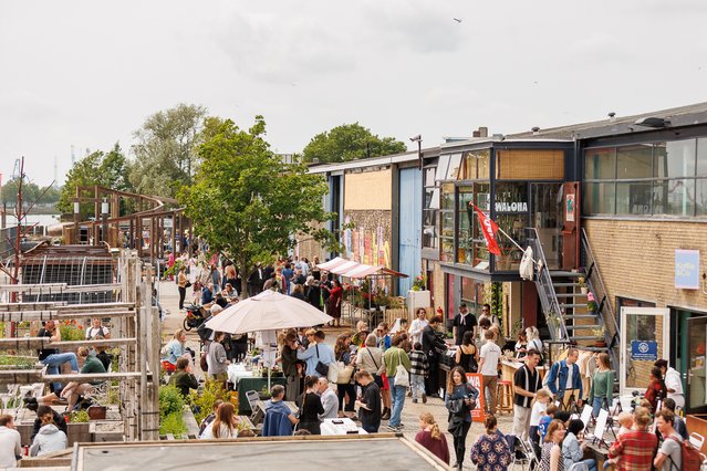 Loodsen in Schiehaven-Noord door Fred Ernst (bron: Claudia Laumans)