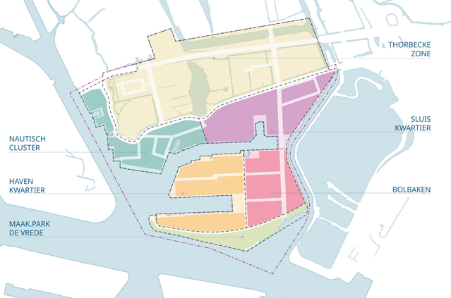 kaart Achtersluispolder door gemeente Zaanstad (bron: gemeente Zaanstad)