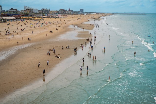 Kustlijn Scheveningen door Nancy Pauwels (bron: shutterstock)