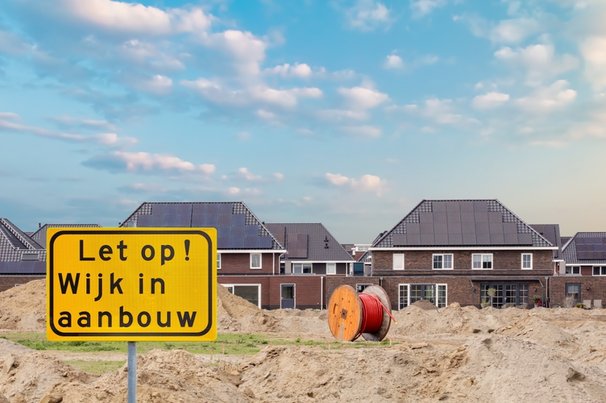 Wijk in aanbouw door Martin Bergsma (bron: shutterstock)