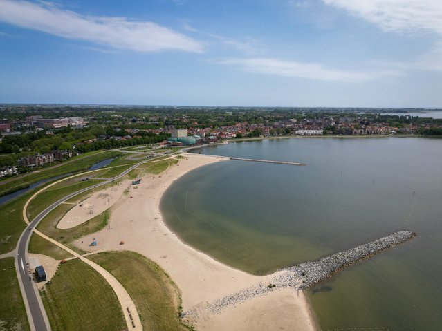 Strand Poort van Hoorn luchtfoto's door Steven Stolk FIER Perspective (bron: SITE UD)