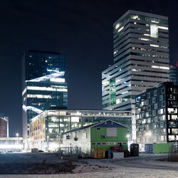 zuidas by night