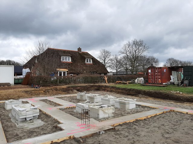 Bouwwerkzaamheden op het boerenerf in Lettele door Daan (bron: Daan)