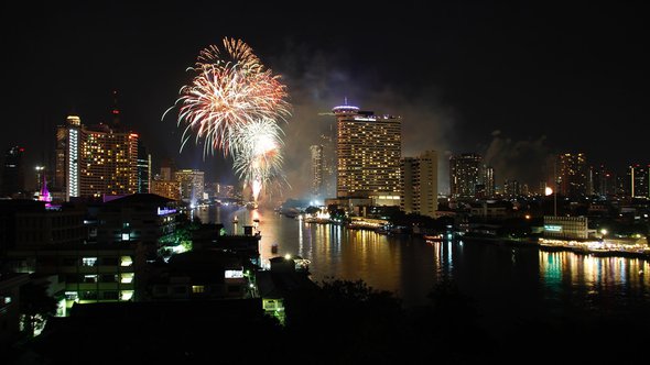 stad vuurwerk vernieuwing