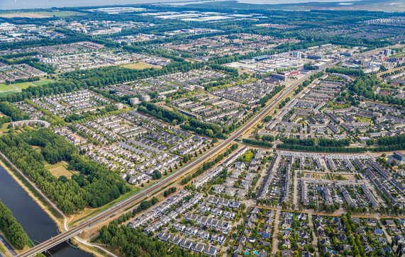 Nederland drone foto door Original Mostert (bron: Shutterstock)