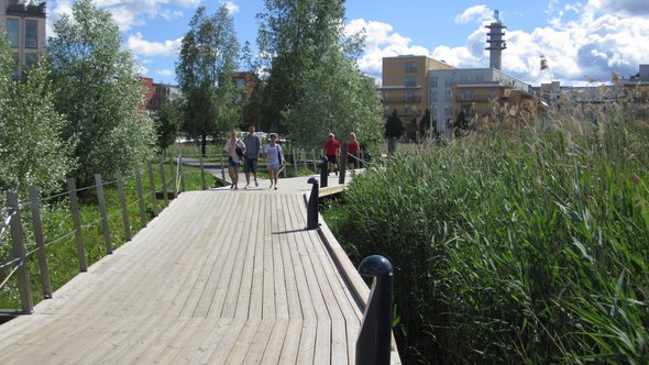 "Wetland, promenade" (CC BY-SA 2.0) by La Citta Vita door La Citta Vita (bron: Flickr)