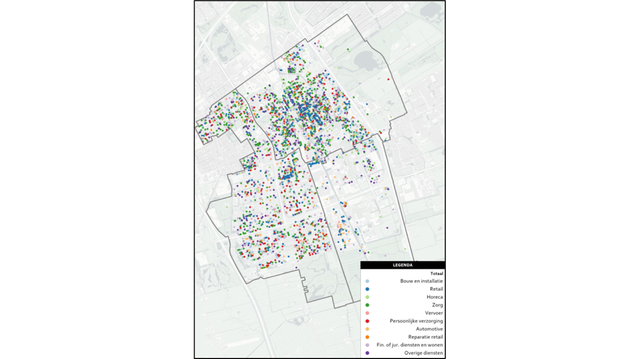 Menging van stadsverzorgende economie en wonen in Delft door Springco (bron: Springco)