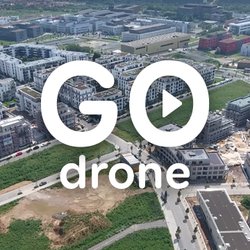 GO Drone Frankfurt Riedberg door Gebiedsontwikkeling.nu (bron: Gebiedsontwikkeling.nu)