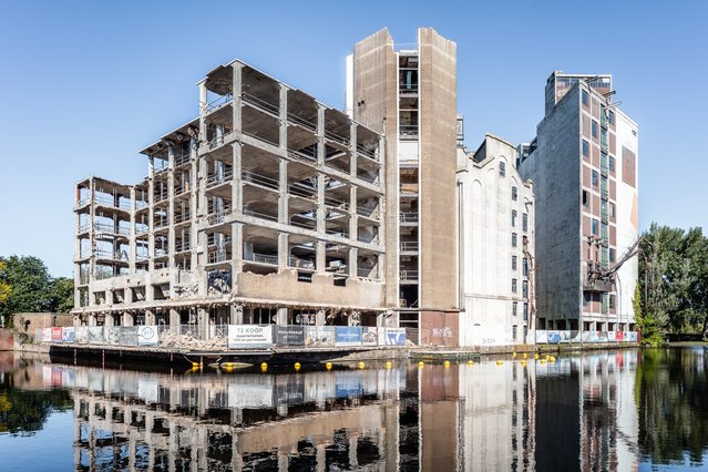 De Meelfabriek aanzicht vanaf Zijlsingel door Corentin Haubruge (bron: Van der Wiel Bouw)