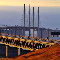 Öresund bridge tussen Malmö en Kopenhagen door Håkan Dahlström (Flickr)