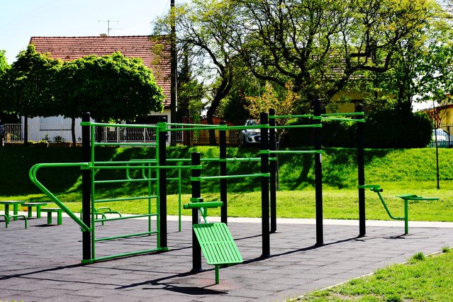 Sportpark in een woonwijk door Blue Corner Studio (bron: Shutterstock)